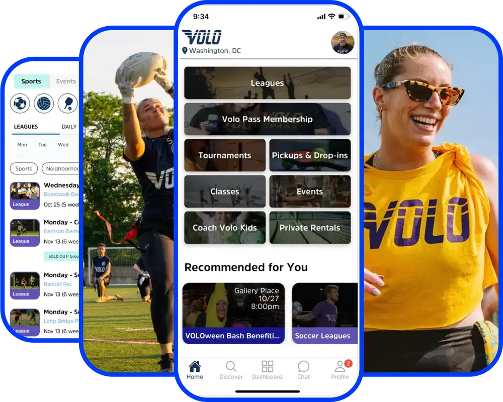 Volo Sports mobile app